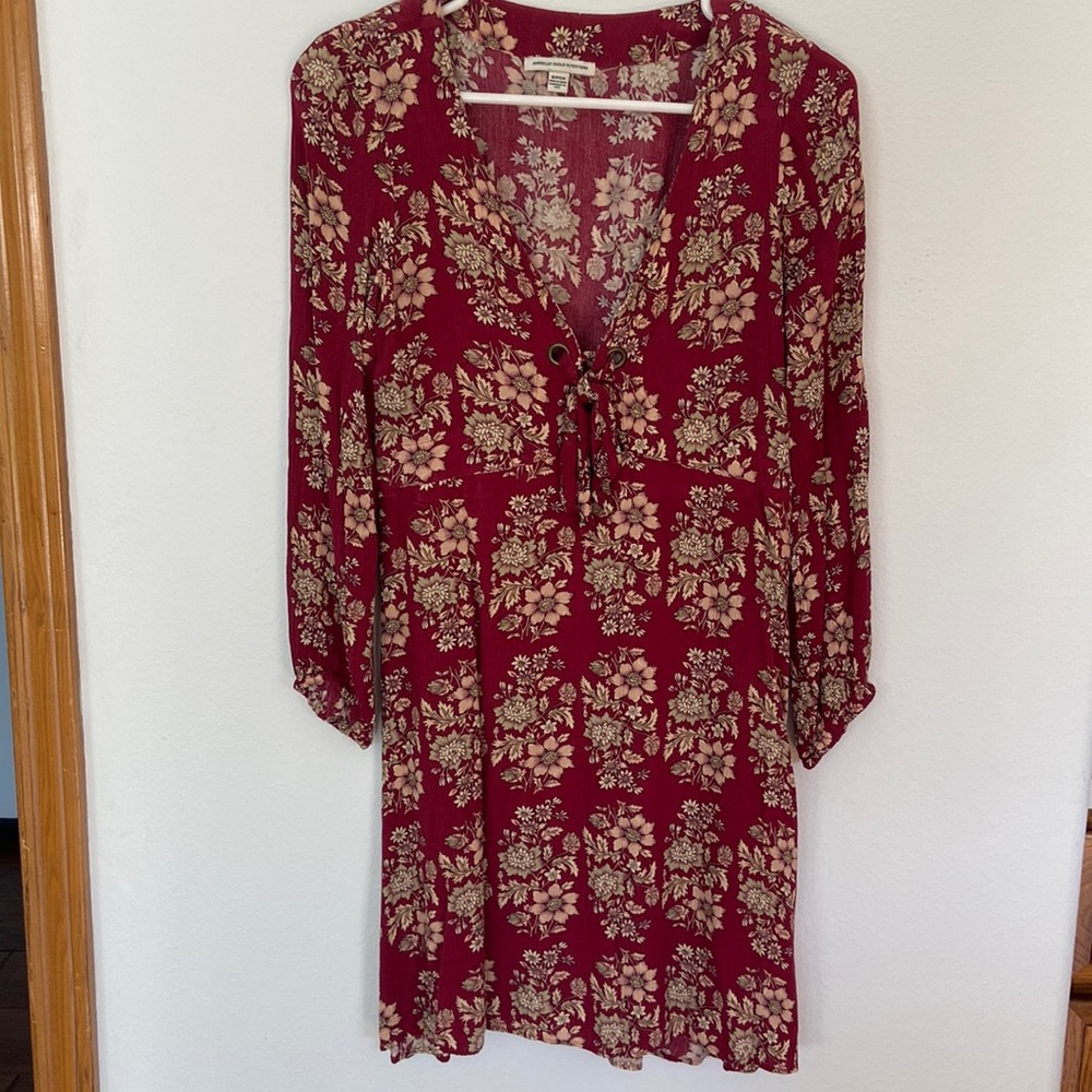 Boho Red Summer Dress